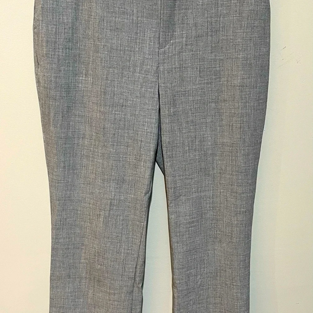 NWOT NINE WEST light gray barely boot cut, midrise pants. - Picture 3 of 7